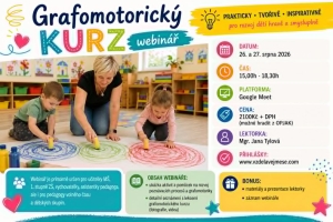 GRAFOMOTORICKÝ KURZ   – webinář